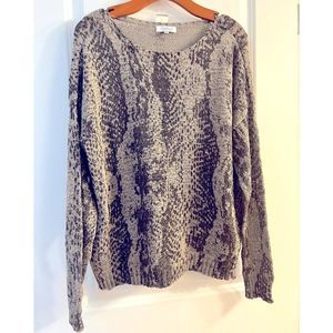 NWT Barney’s New York black/taupe sweater